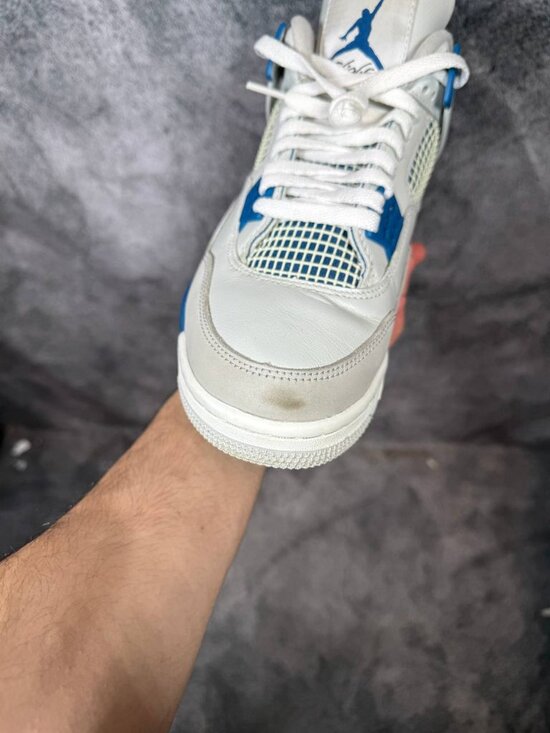 Size 8.5 | Jordan 4 Military Blue No Box | Pre-Owned